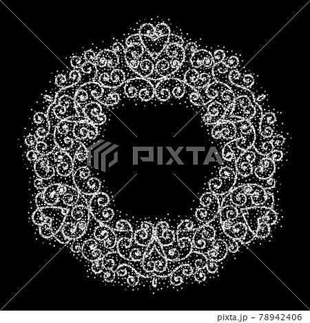 Retro shiny frame or border. Vector illustration. 78942406