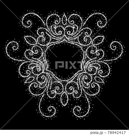 Retro shiny frame or border. Vector illustration. 78942417