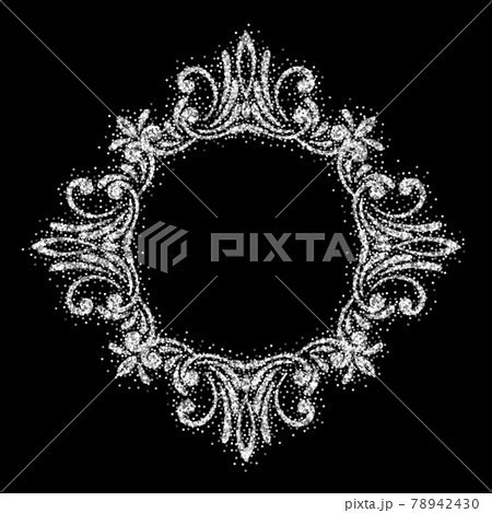 Retro shiny frame or border. Vector illustration. 78942430