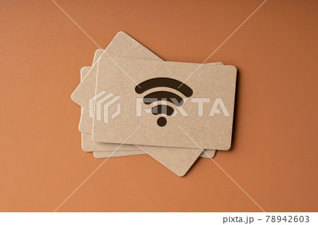 Plain name card with Cloud technology icon on monotone  background for global business concept 78942603