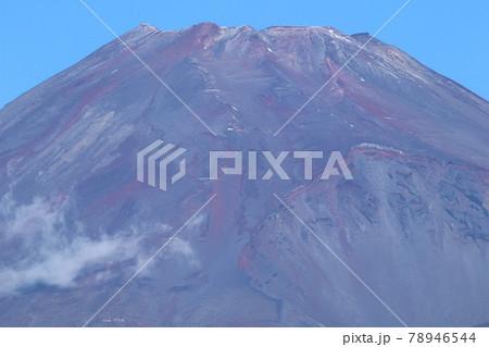 富士山 十里木高原展望台より 直近の高い位置から富士山のディテールを見る 富士山 十里木高原展望台より 直近の高い位置から富士山のディテールを見る 78946544