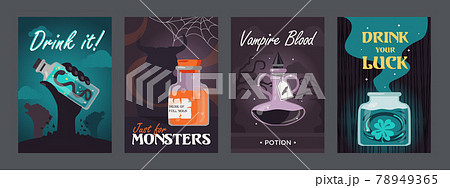 Potion posters set Potion posters set 78949365