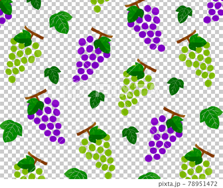 水彩風格葡萄圖案背景圖 78951472