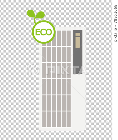 エコなエアコンの正面 エコなエアコンの正面 78951668