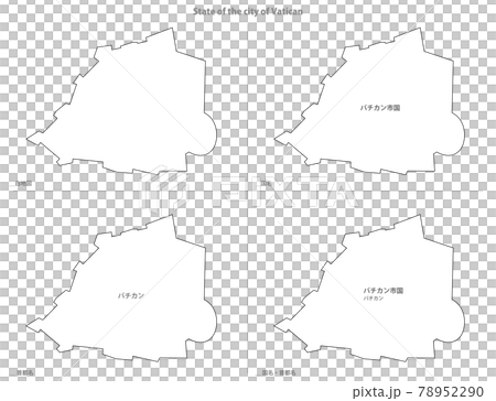 Blank Map-Europe-Vatican City 78952290