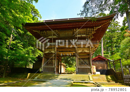 三國神社　隋身門　坂井市 78952801