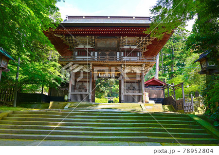 三國神社　隋身門　坂井市 78952804