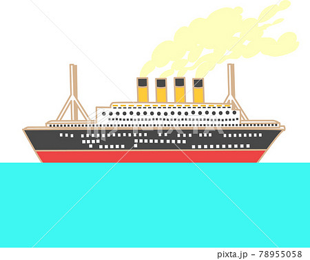豪華な客船 のイラスト素材