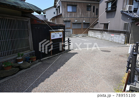 出村町並み　見返り橋　坂井市三国町 78955130