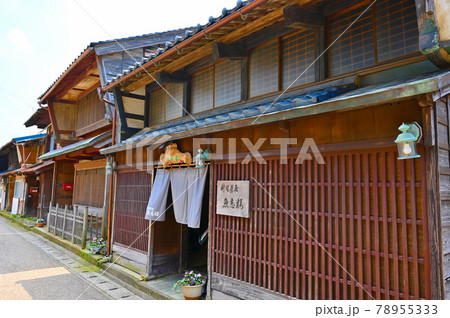 出村町並み　古い街並み　魚志楼　坂井市 78955333
