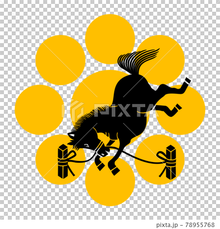 Shimousa Soma's family crest Navagraha connecting horse 78955768