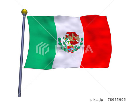 国旗 メキシコのイラスト素材
