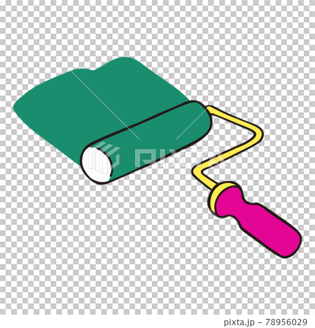 色塗り用ローラーのイラスト 78956029