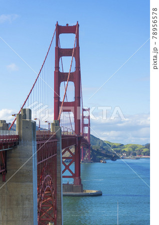 Beautiful twilight scene of famous Golden Gate bridge in San Francisco, California,USA Beautiful twilight scene of famous Golden Gate bridge in San Francisco, California,USA 78956578