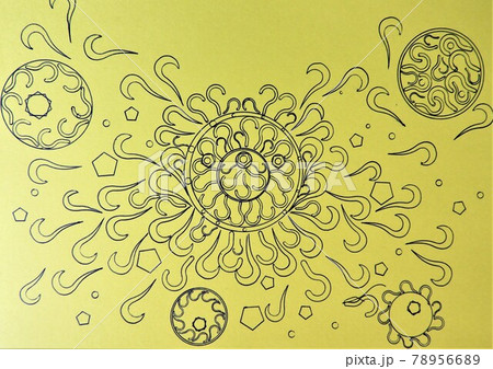 塗り絵 図形10 塗り絵 図形10 78956689