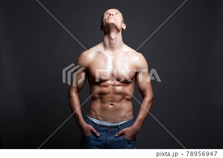 body-builder Boy. strong body muscular Man body-builder Boy. strong body muscular Man 78956947
