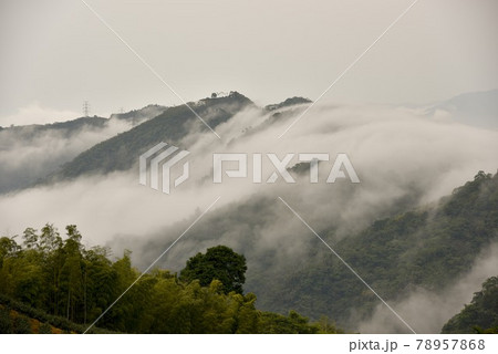 山脈 山並み 山並 78957868