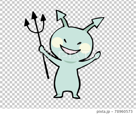 かわいいバイキンのイラスト 78960573