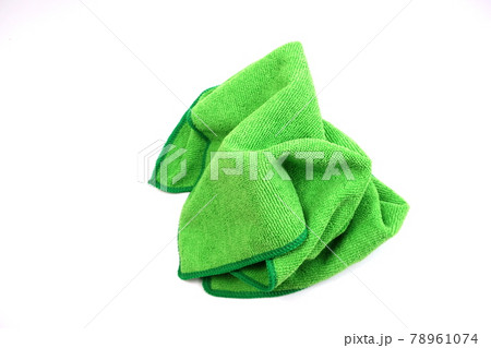 Dust remover micro fiber fabric isolate on white background 78961074