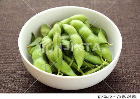 塩茹でした枝豆 78962499