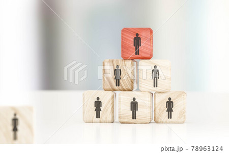 Glass ceiling and workplace discrimination visualized by wooden bricks 3d render illustration Glass ceiling and workplace discrimination visualized by wooden bricks 3d render illustration 78963124