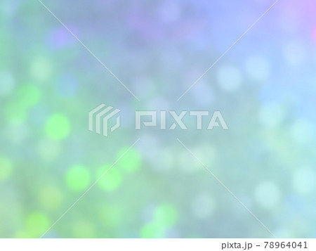 キラキラ輝くイルミネーション背景イメージ薄/青緑系 他系色有り 78964041