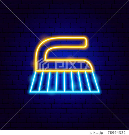 Washing Brush Neon Label Washing Brush Neon Label 78964322