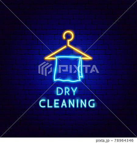 Dry Cleaning Neon Label Dry Cleaning Neon Label 78964346