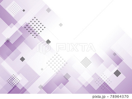 幾何学模様の背景 紫のイラスト素材