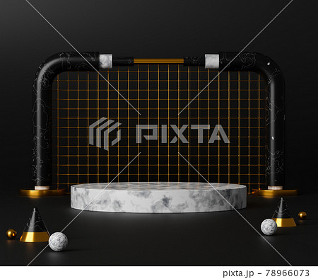 3d rendering empty marble cylinder podium. Abstract scene for product display. 3d rendering empty marble cylinder podium. Abstract scene for product display. 78966073