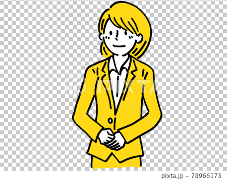 優雅有禮貌的女人簡單插圖,手牽手 優雅有禮貌的女人簡單插圖,手牽手 78966173