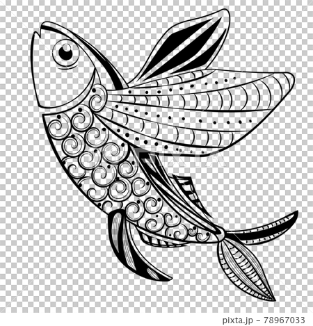 leaping flying fish black and white lines pattern pattern design leaping flying fish black and white lines pattern pattern design 78967033