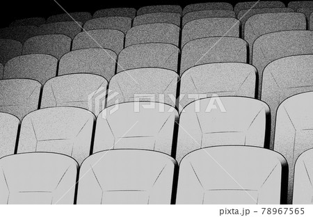 漫画風ペン画イラスト　店舗_映画館 78967565