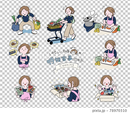 忙しい主婦の時短家事セット　料理 78970310