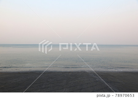 Coconut tree on blue sky background in evening at Thailand. 78970653