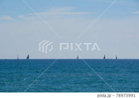 Super sunny day to sail in the Mediterranean 78973991