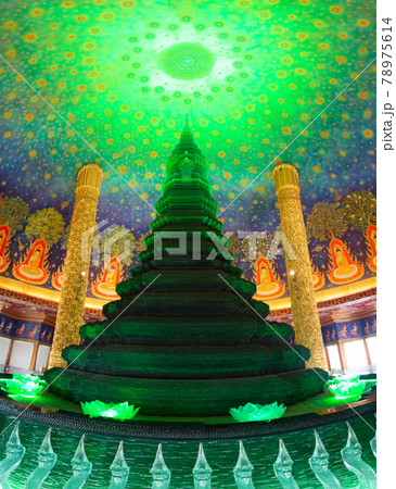 Wat Paknam Bhasicharoen, a temple, pagoda and Buddha statue in Bangkok Thailand 78975614