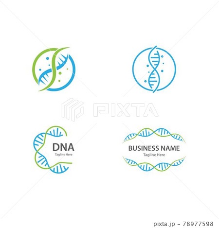 DNA logo vector 78977598