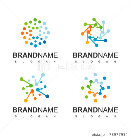 Technology Logo Science Symbol Technology Logo Science Symbol 78977954