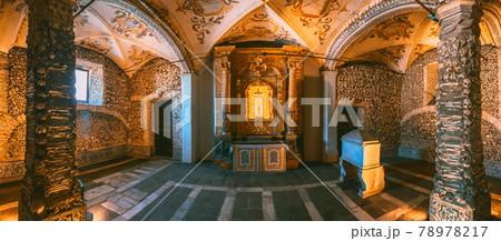 The Capela dos Ossos, Chapel of Bones in Evora Portugal The Capela dos Ossos, Chapel of Bones in Evora Portugal 78978217
