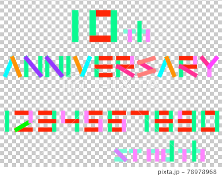 “ANNIVERSARY” カラフルタイトルキット【長方形プレートver.】 “ANNIVERSARY” カラフルタイトルキット【長方形プレートver.】 78978968