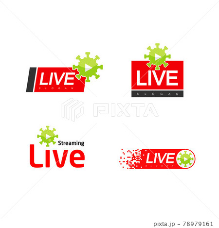 Live Streaming Logo For Virus News Update Live Streaming Logo For Virus News Update 78979161