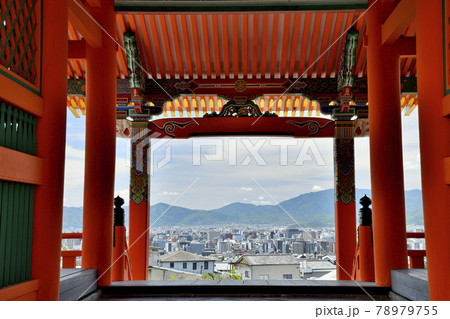 清水寺からの京都市内の景色 清水寺からの京都市内の景色 78979755