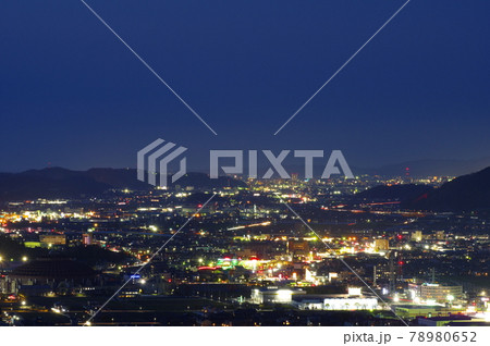 越前市村国山からの夜景 越前市村国山からの夜景 78980652