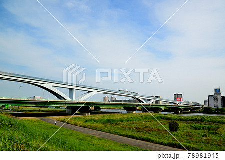 日暮里・舎人ライナー 荒川扇大橋 日暮里・舎人ライナー 荒川扇大橋 78981945