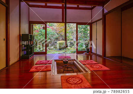京都大原 宝泉院 囲炉裏の部屋 京都大原 宝泉院 囲炉裏の部屋 78982655