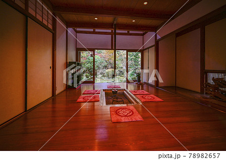 京都大原 宝泉院 囲炉裏の部屋 京都大原 宝泉院 囲炉裏の部屋 78982657