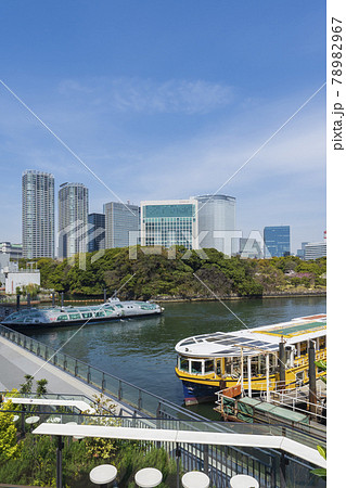 【東京都】水辺の都市風景 ウォーターズ竹芝と船着場 【東京都】水辺の都市風景 ウォーターズ竹芝と船着場 78982967