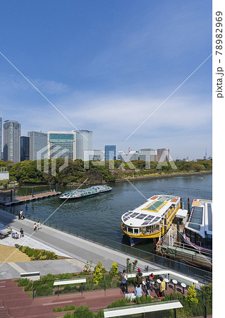 【東京都】水辺の都市風景 ウォーターズ竹芝と船着場 【東京都】水辺の都市風景 ウォーターズ竹芝と船着場 78982969