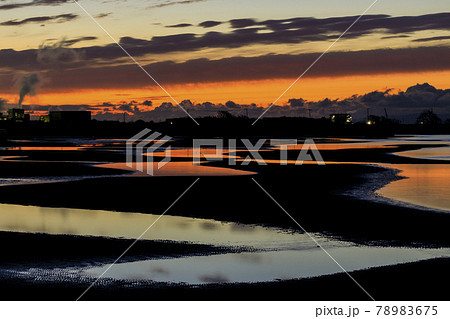 新舞子浜の夜明け 新舞子浜の夜明け 78983675